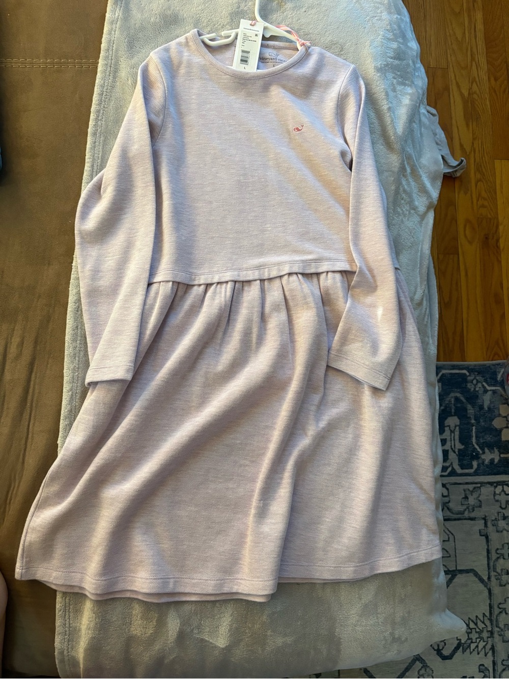 Vineyard Vines Lilacc Long Sleeve Knit Dress